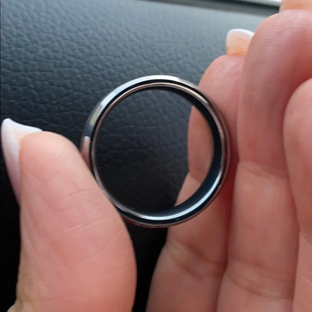 New unisex women or men brushed 7mm Tungsten men's Ring Wedding Band